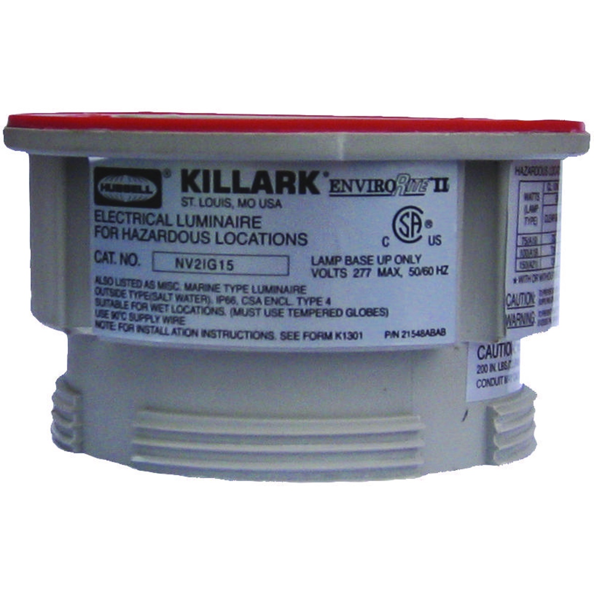 Killark® NV2IG15 Lighting Replacement Components