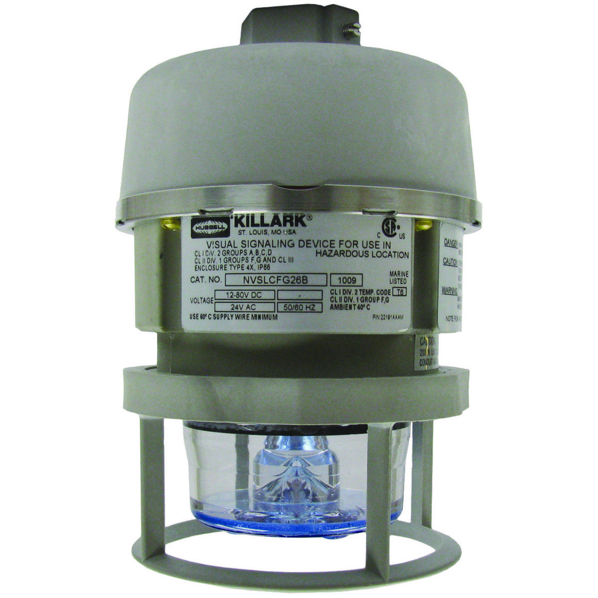 Killark® NVSLCFG25GAG Explosion-Proof Strobe-Flashing Lights