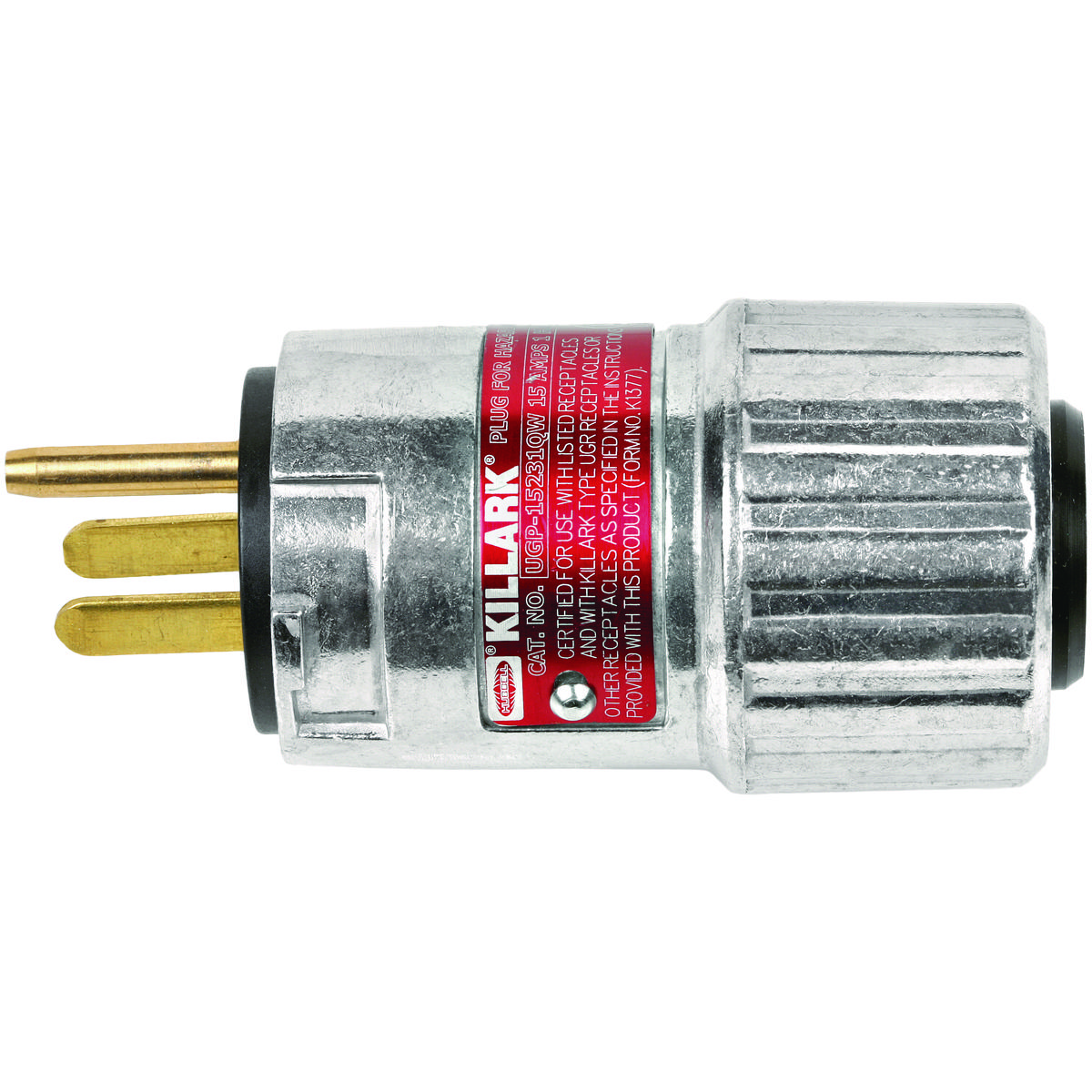 Killark® UGP-20232QW Explosion-Proof Straight Blade Plugs
