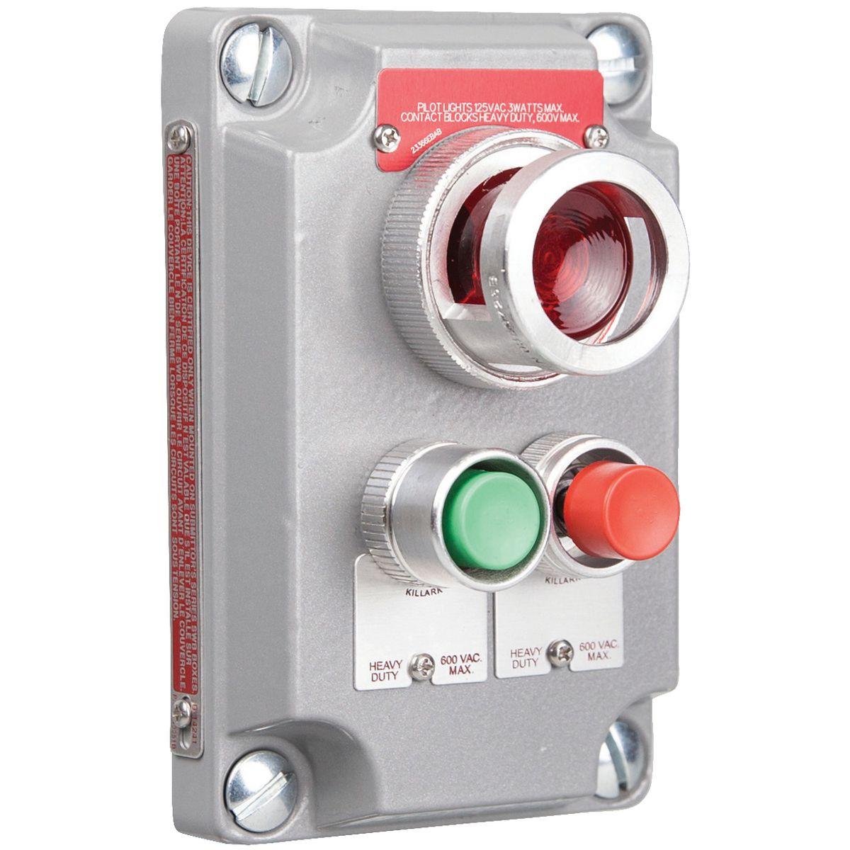 Killark® XCS-0A15D Combo Switch & Light Control Stations