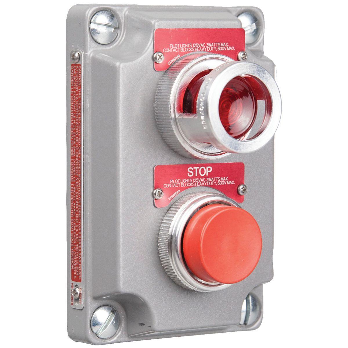 Killark® XCS-0B13-CD Combo Switch & Light Control Stations