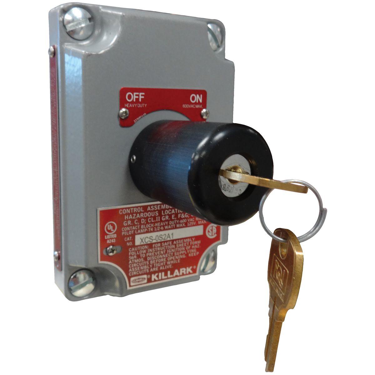 Killark® XCS-0K2L3F22D Selector Switch Control Stations