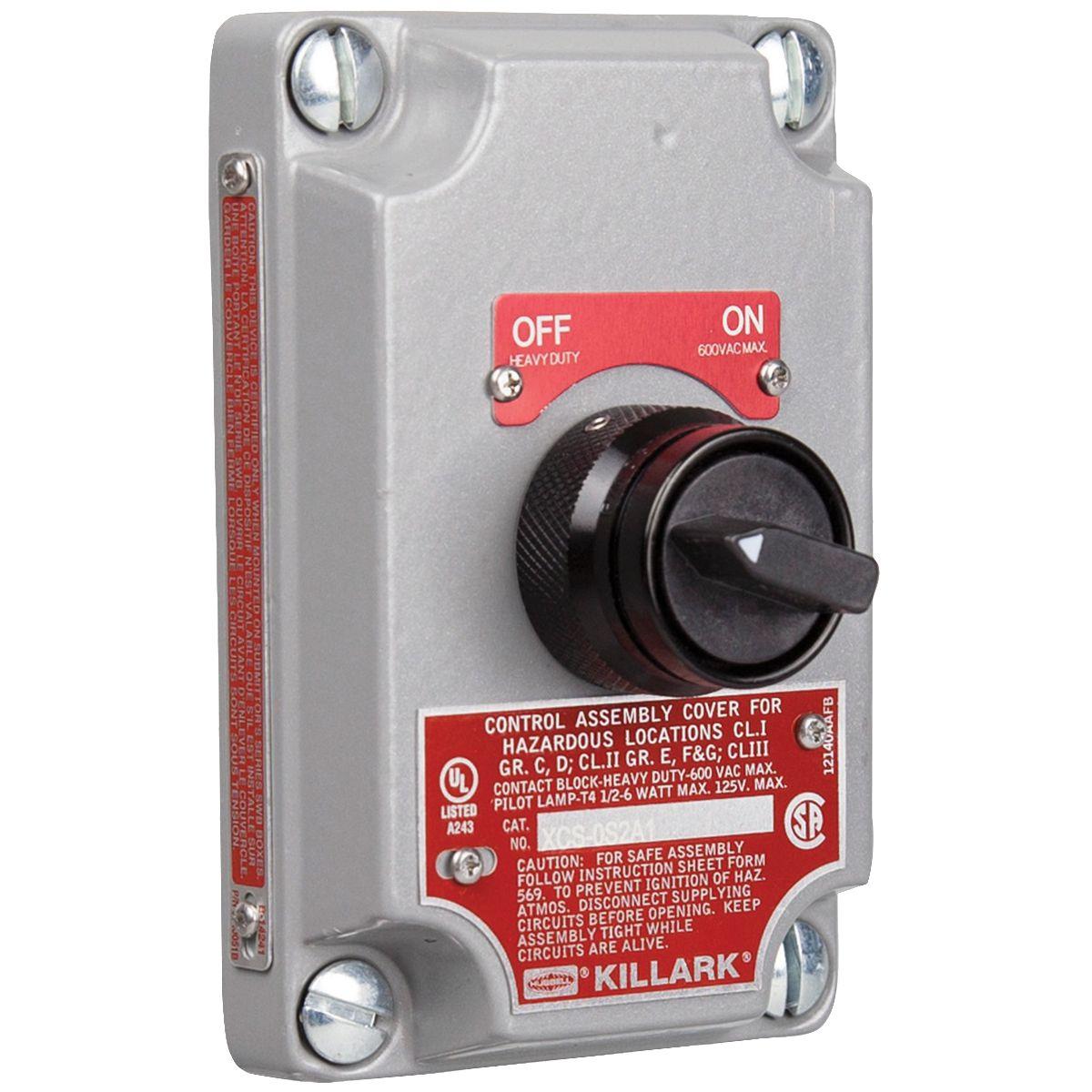 Killark® XCS-0S2L3F Selector Switch Control Stations