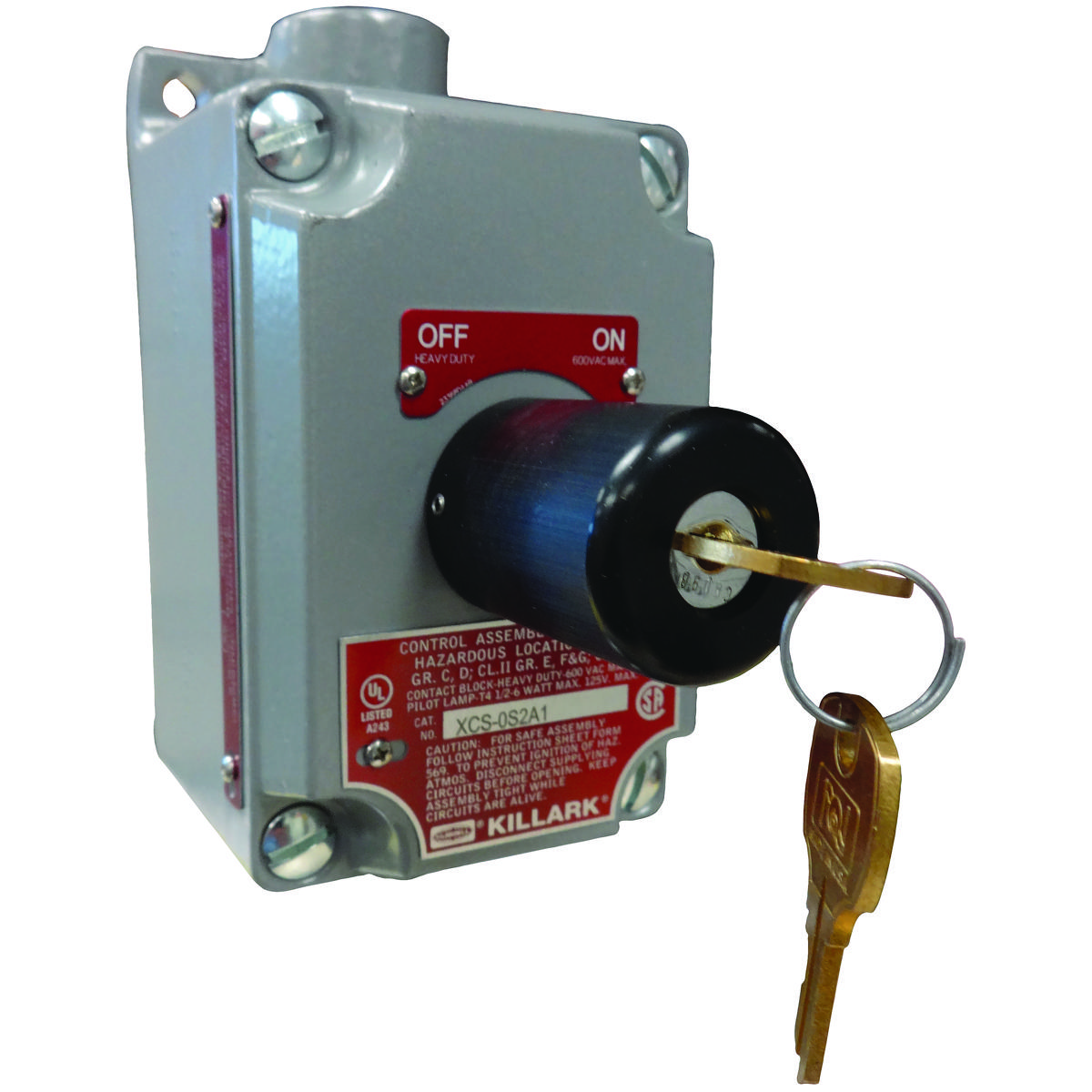 Killark® XCS-45K2A5 Selector Switch Control Stations