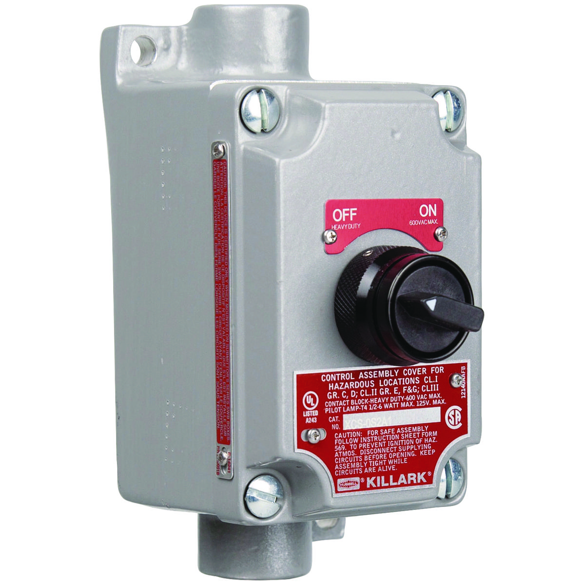 Killark® XCS-4S2A1 Selector Switch Control Stations