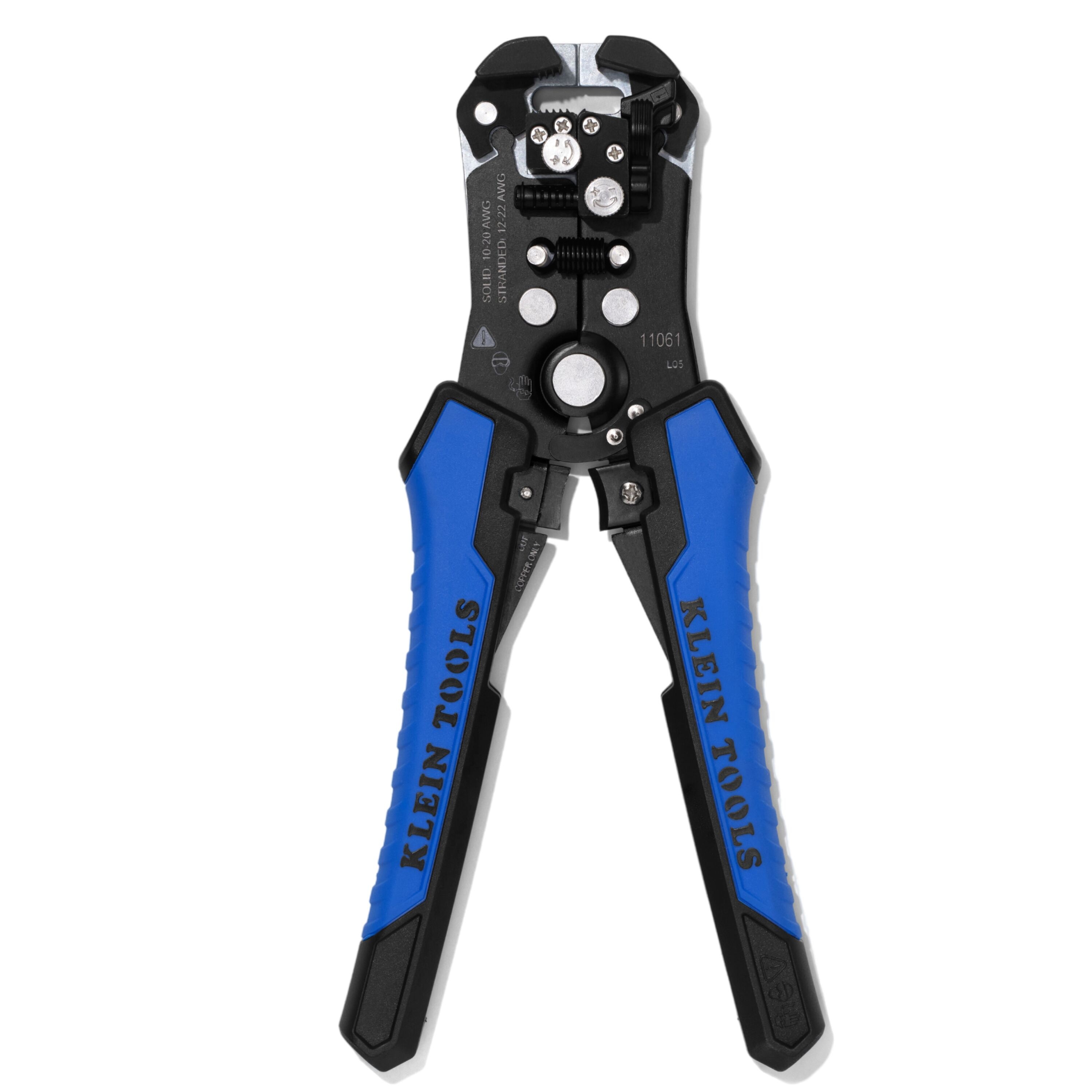 Klein® Katapult® 11061 Self-Adjusting Wire Stripper, 20 to 10 AWG Non-Metallic Sheathed/Romex®/Solid/Stranded Cable, 8-1/4 in OAL