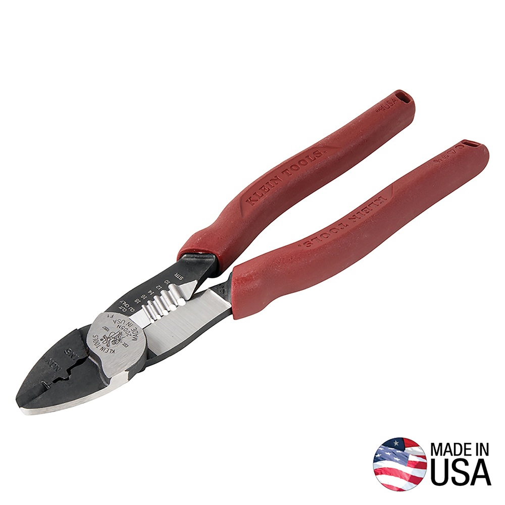 Klein® 2005N Dual Wire Crimper, 22 to 10 AWG, 18 to 10 AWG Cable/Wire