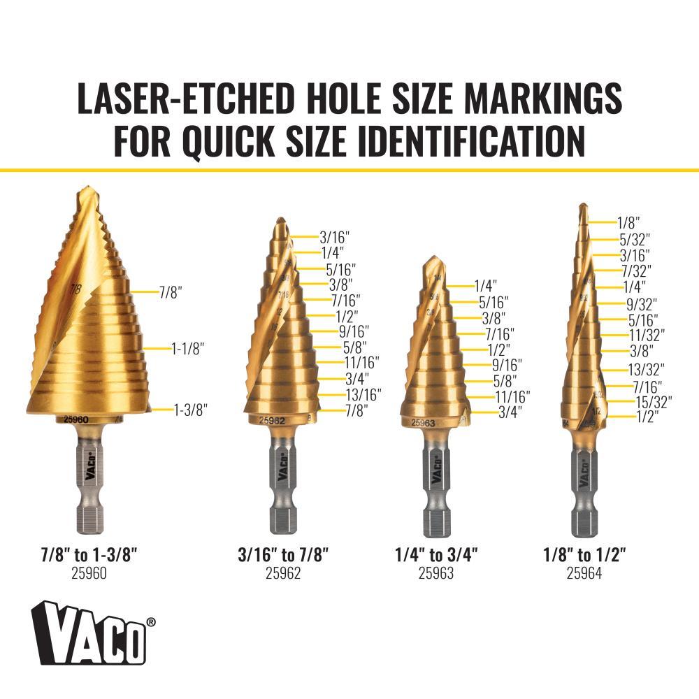 Klein® 25950 Step Drill Bits