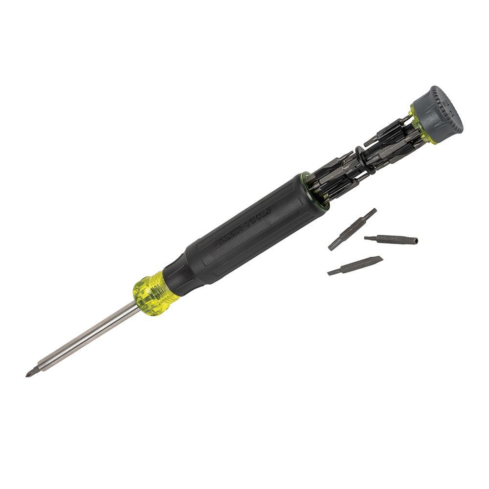 Klein® 32327 Precision Screwdrivers, 27 Pieces, 3.5 mm Range, Cushion Grip Handle, Steel
