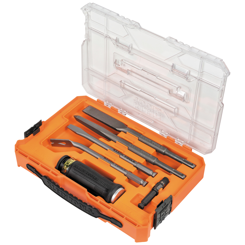 Klein® 32755SD Heavy Duty Chisel Bit Set, 13.14 in OAL