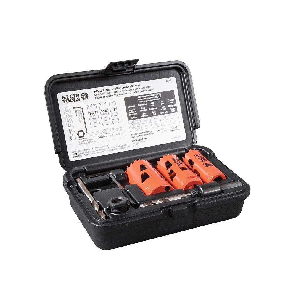 Klein® 32905 Hole Saw Kits