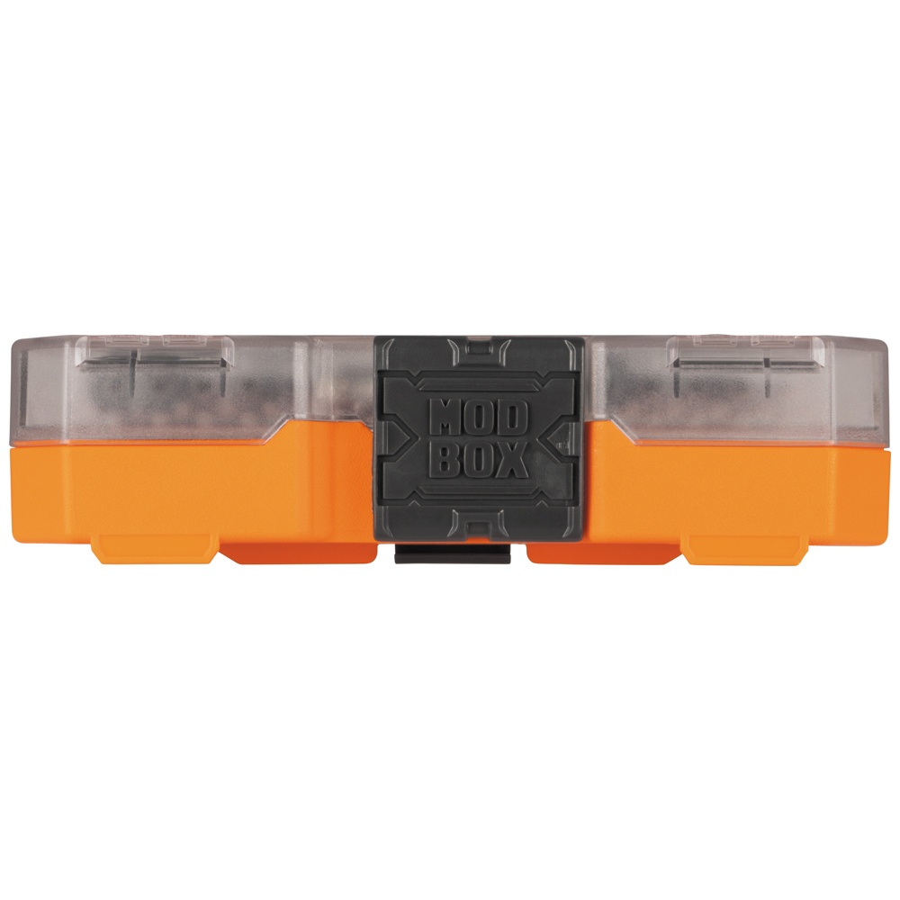 Klein® 33800 Impact Driver Bit Set, 35 Pieces, Magnetic Yes, Slotted Bit Size 3/16 in, 1/4 in, 5/16 in, Phillips Bit Size 1, #2, #3, Square Bit Size 1, #2, #3, Torx Bit Size T15, T20, T25, T27, T30, 3/8 in Square Impact Adapter, S2 Tool Steel
