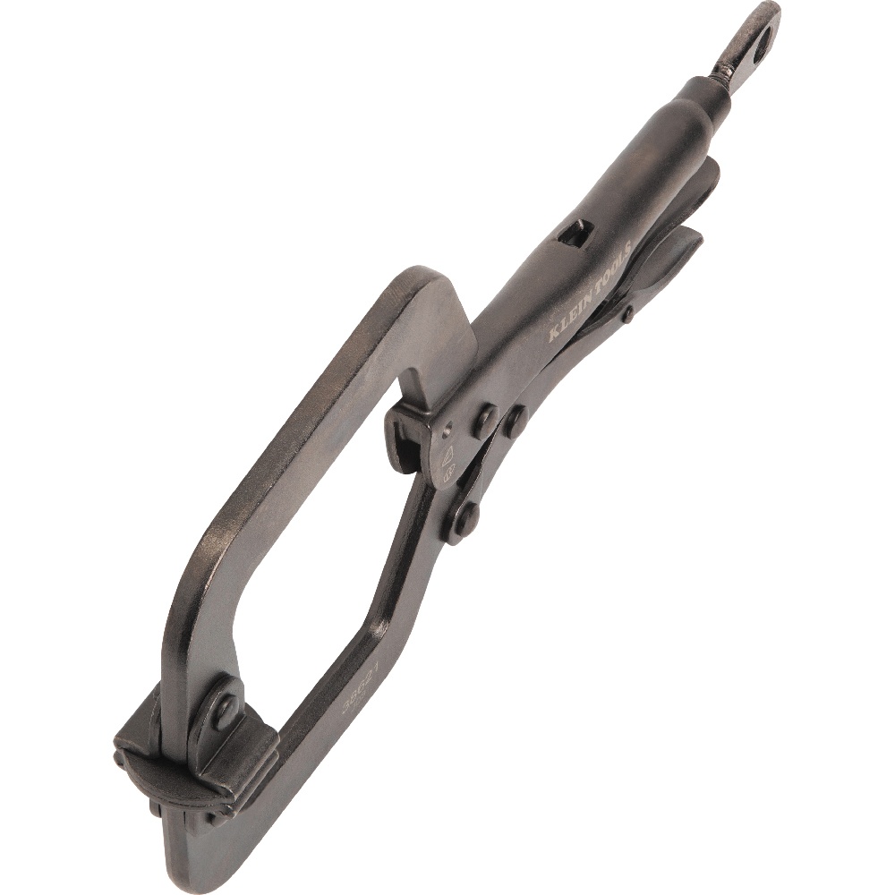 Klein® 38621 All Purpose Locking Plier, 3 in Nominal, Thumb Lock Locking, 3.68 in L x 4.47 in W Steel C-Clamp Jaw, 10.42 in OAL