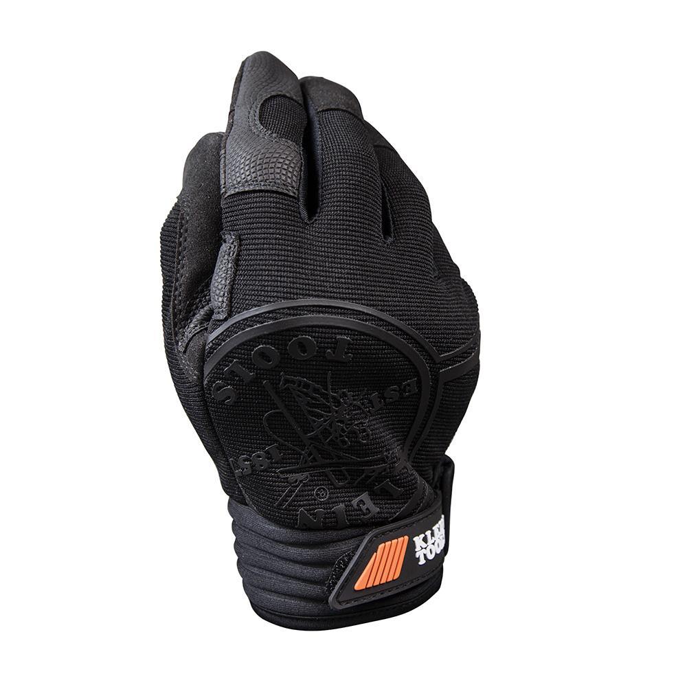 Klein® Journeyman™ 40232 Unisex Gloves, M, Fabric, Black