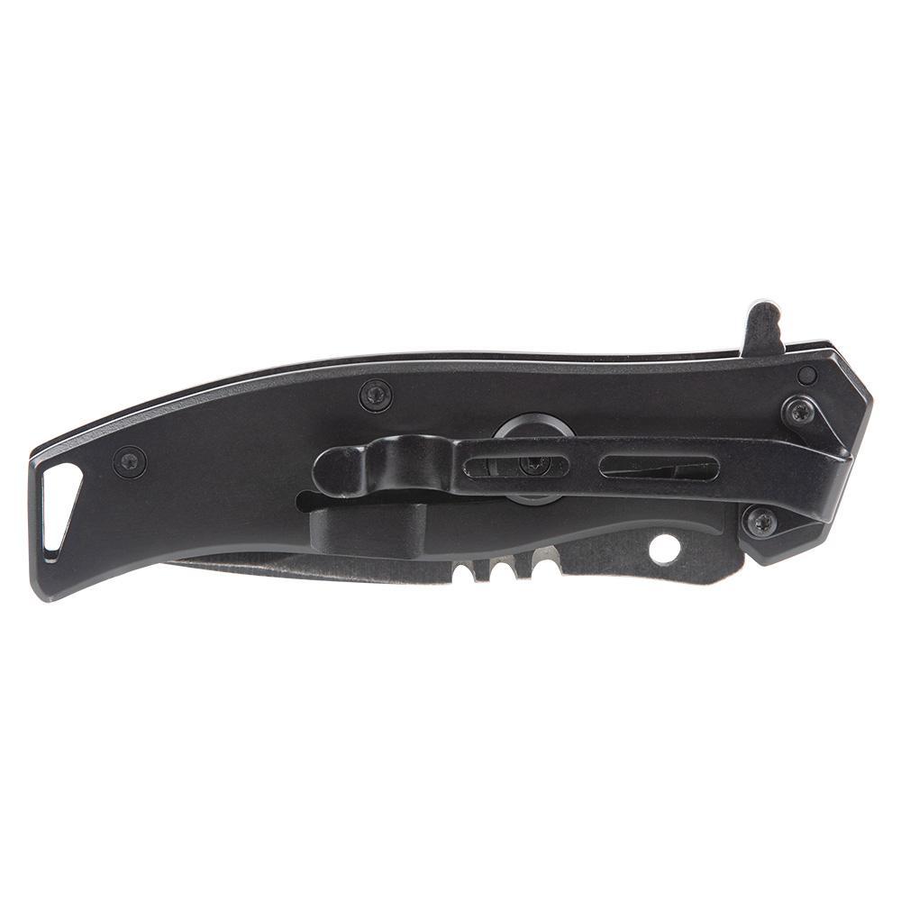 Klein® 44228 Open Electrician's Pocket Knife, Stainless Steel Drop Point Blade, 2.95 in L Blade, Bearing Assist Opening