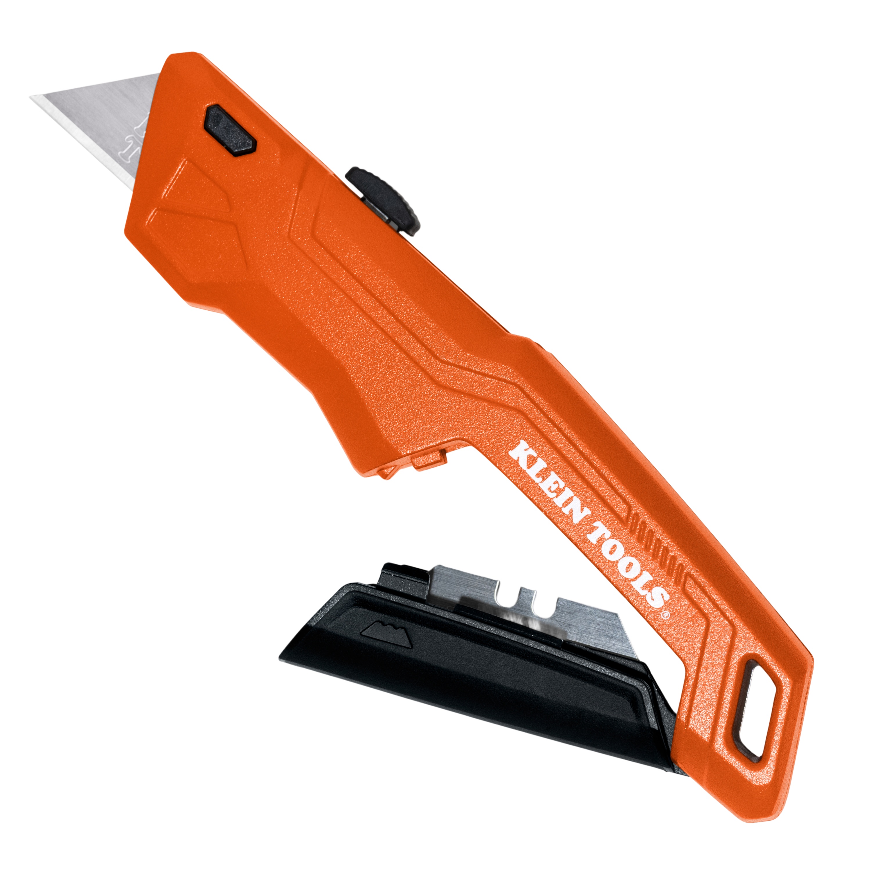 Klein® 44301 Slide Out Utility Knife, Steel Blade, 6 Blades Included, 7 in OAL