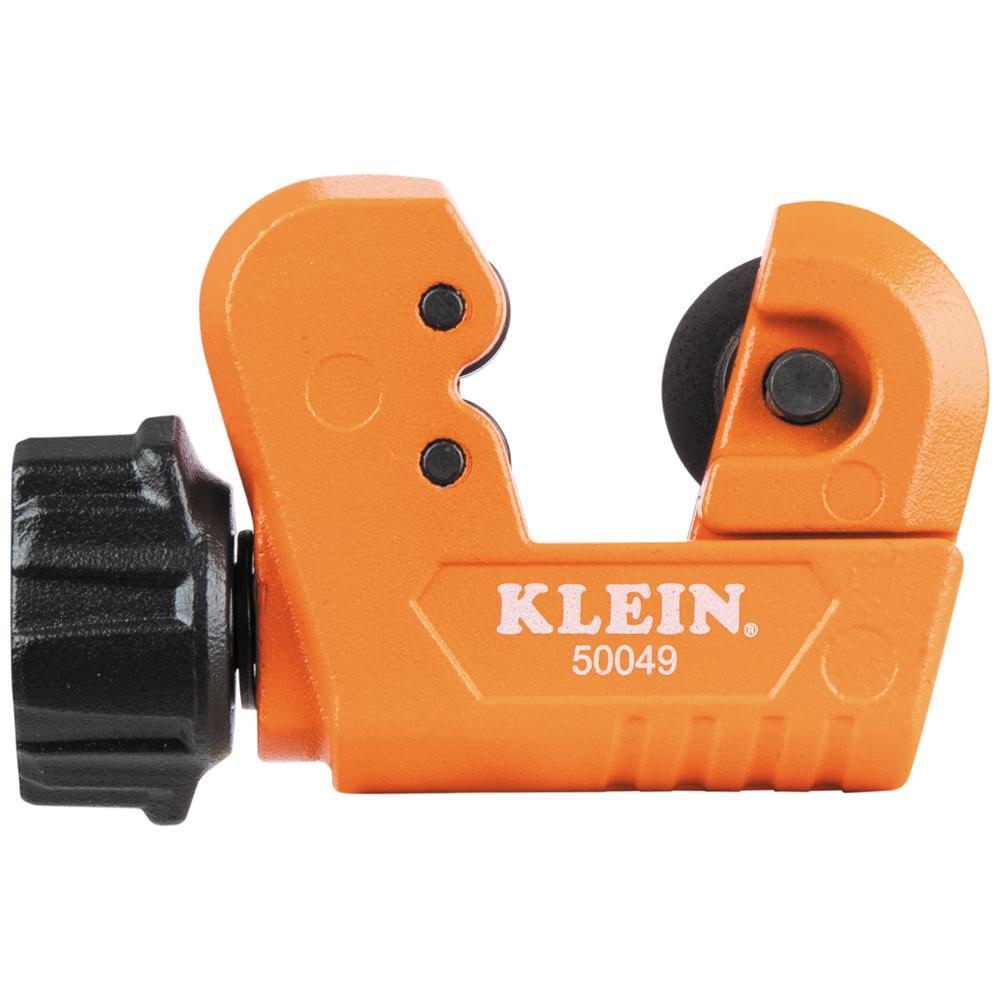 Klein® 50049 Nano Tubing Cutter, 5/8 in Nominal, Copper/Aluminum Cutting Edge, Contoured Grip Handle