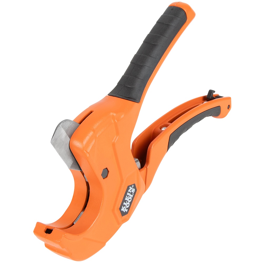 Klein® 50063 Ratcheting Pipe Cutter, 1-1/4 in Nominal, PVC Cutting Edge
