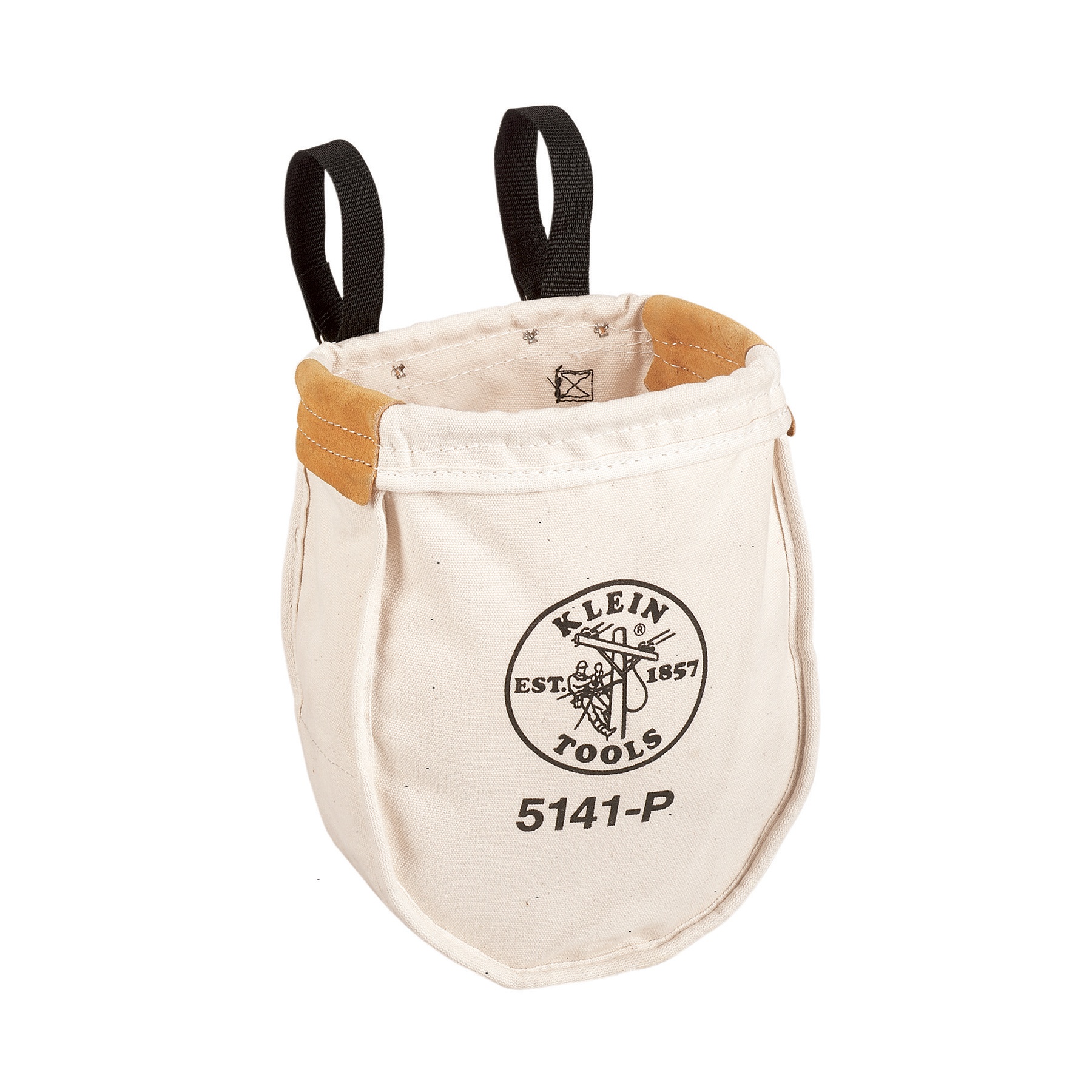 Klein® 5141P Extra Large Loop Utility Bag, Canvas, Beige