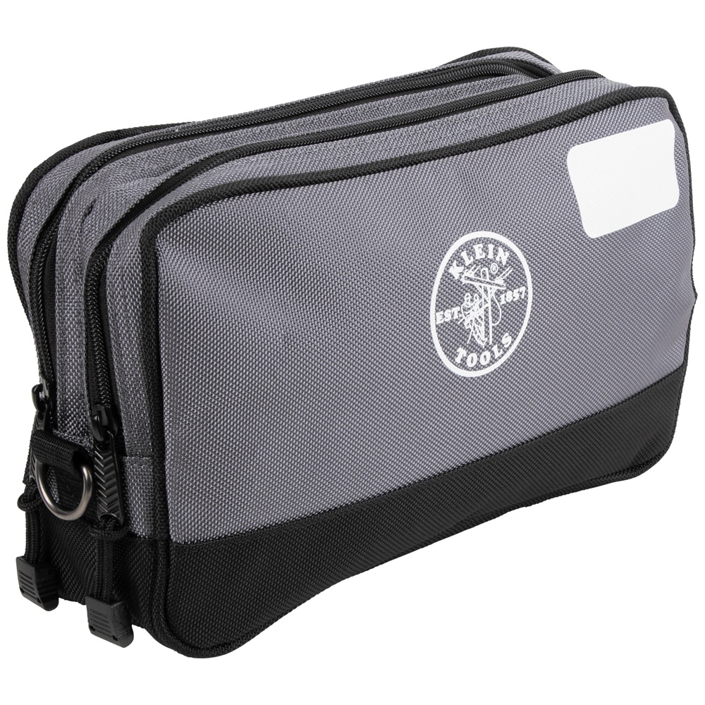 Klein® 55583 Heavy Duty Zipper Bag, 1680d, Gray