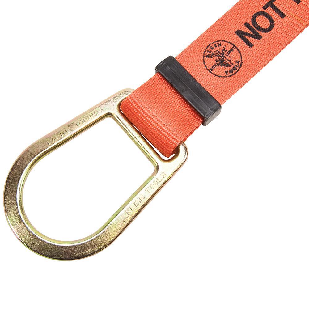 Klein® 5606 Pole Sling, For Use With Running Loop Wraparound, 39 in L x 2 in W, Nylon, Red