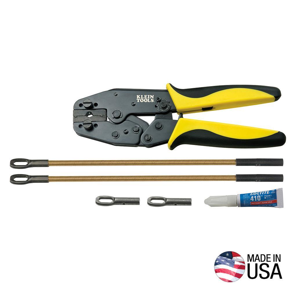 Klein® 56115 Fish Tape Repair Kit, 6 Pieces, For Use With Repair and Restore Fiberglass Fish Tapes, Fiberglass
