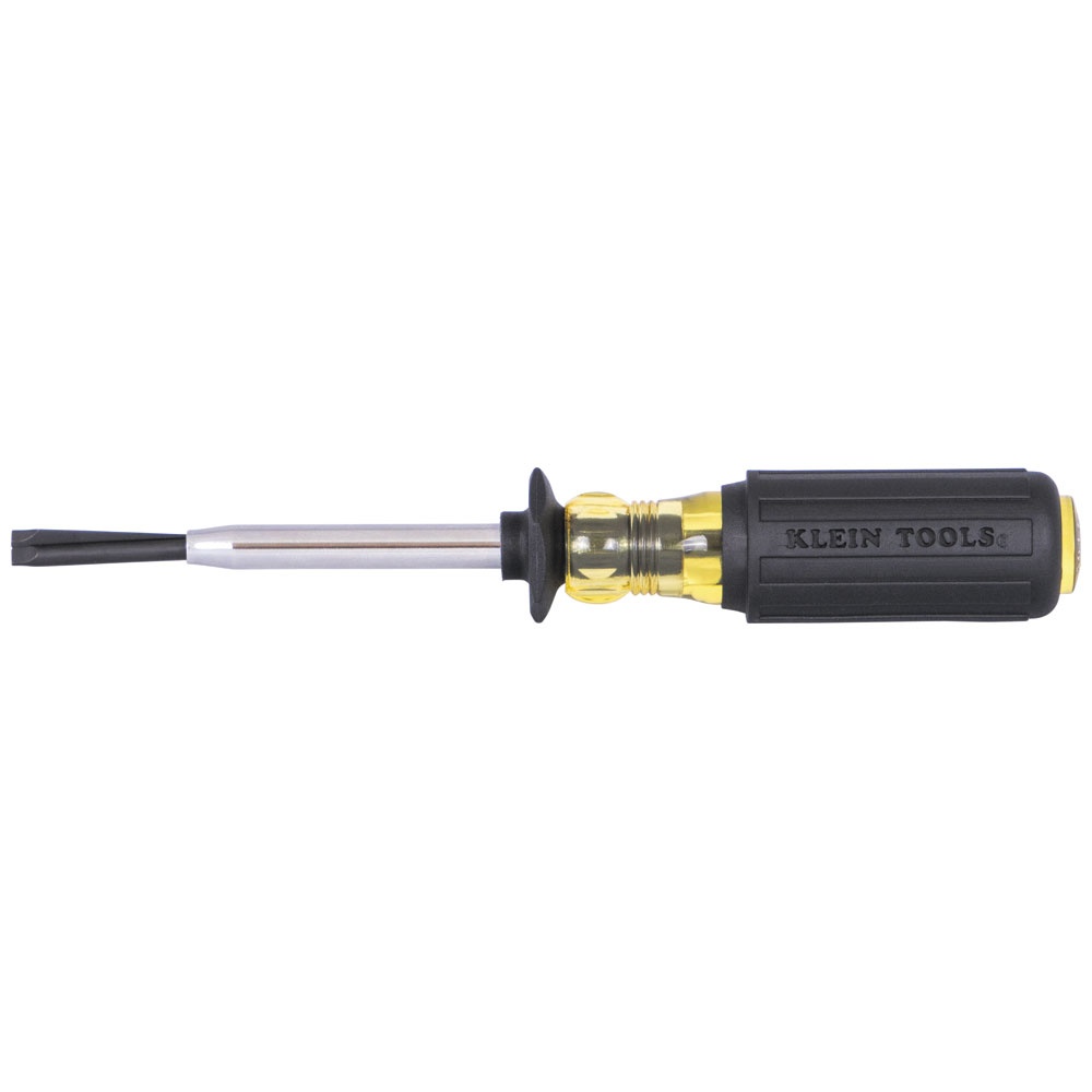 Klein® 6013K Holding Screw Driver, 3/16 in Point Slotted Point, Steel Shank, 5.78 in OAL