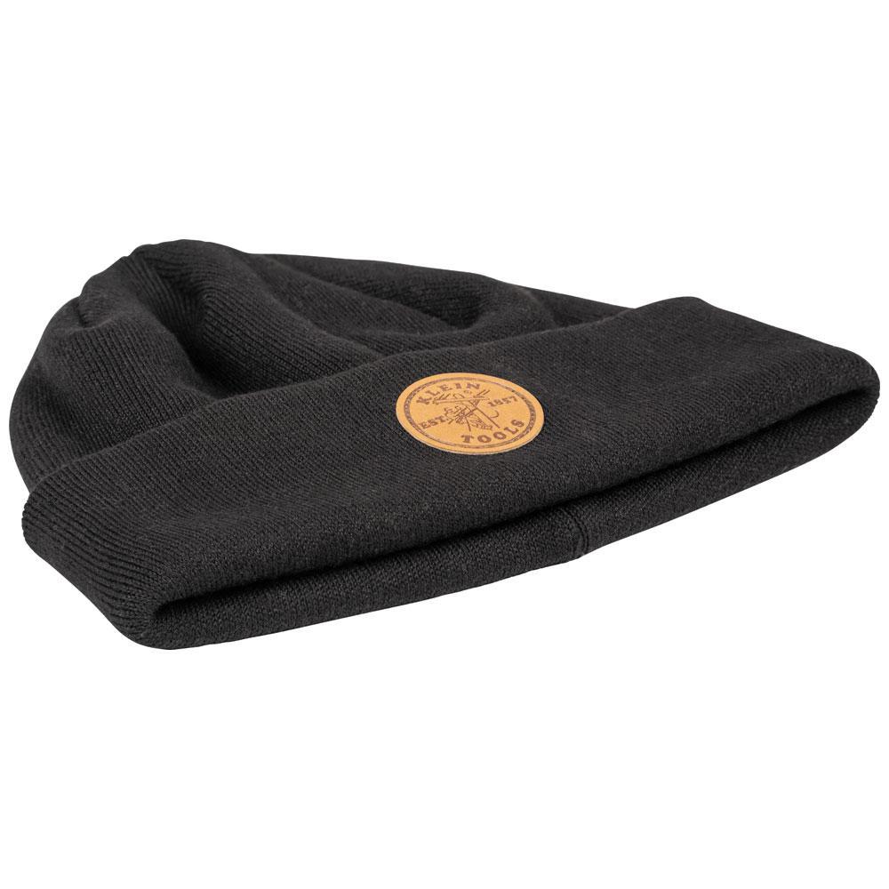 Klein® 60569 Knit Hat, One Size, Black, Polyester/Spandex