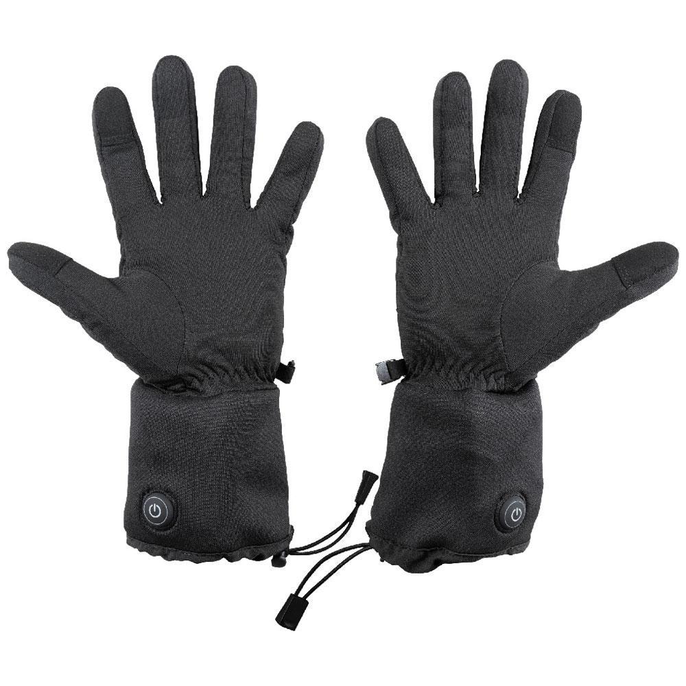 Klein® 60795 Heated Glove Liner, L, Polyester/Spandex, Black, 12 in L