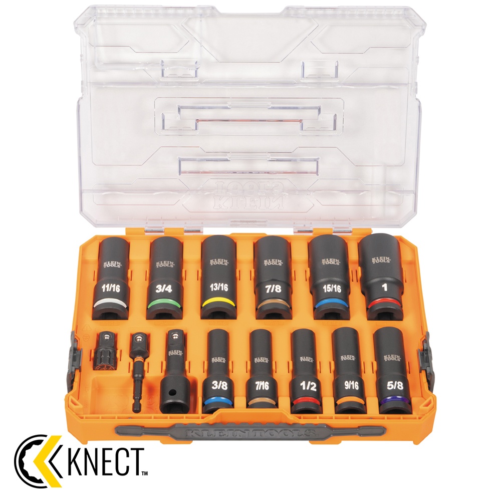 Klein® 65111IMPCT Socket Sets