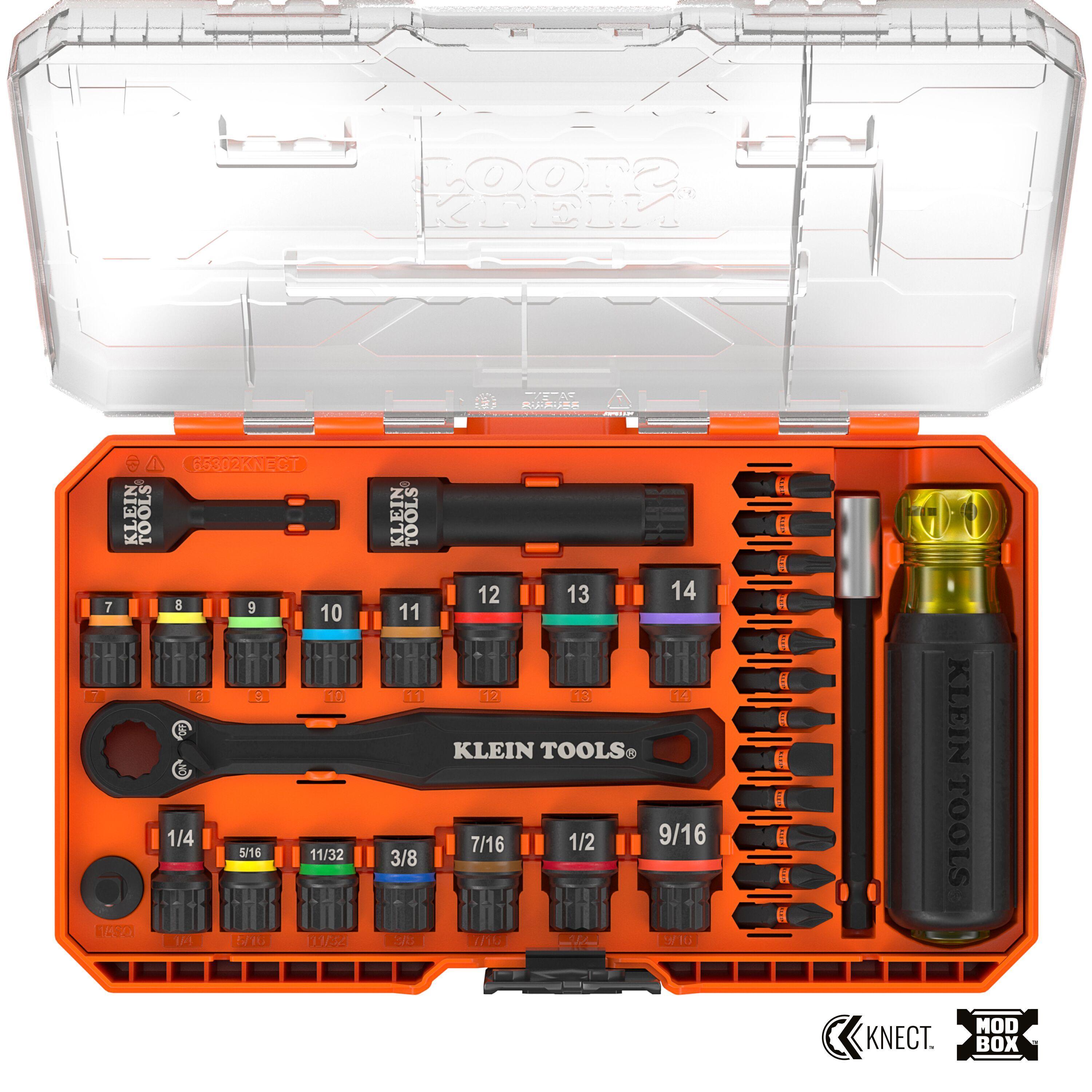 Klein® 65302KNECT Socket Sets