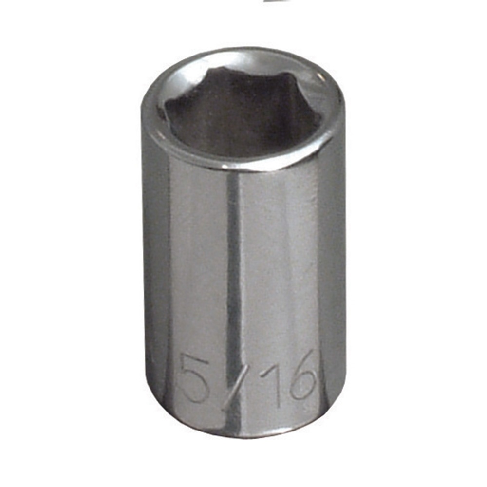 Klein® 65604 Socket, 1/4 in Hex Drive, 5/16 in Standard Socket, 6 Points