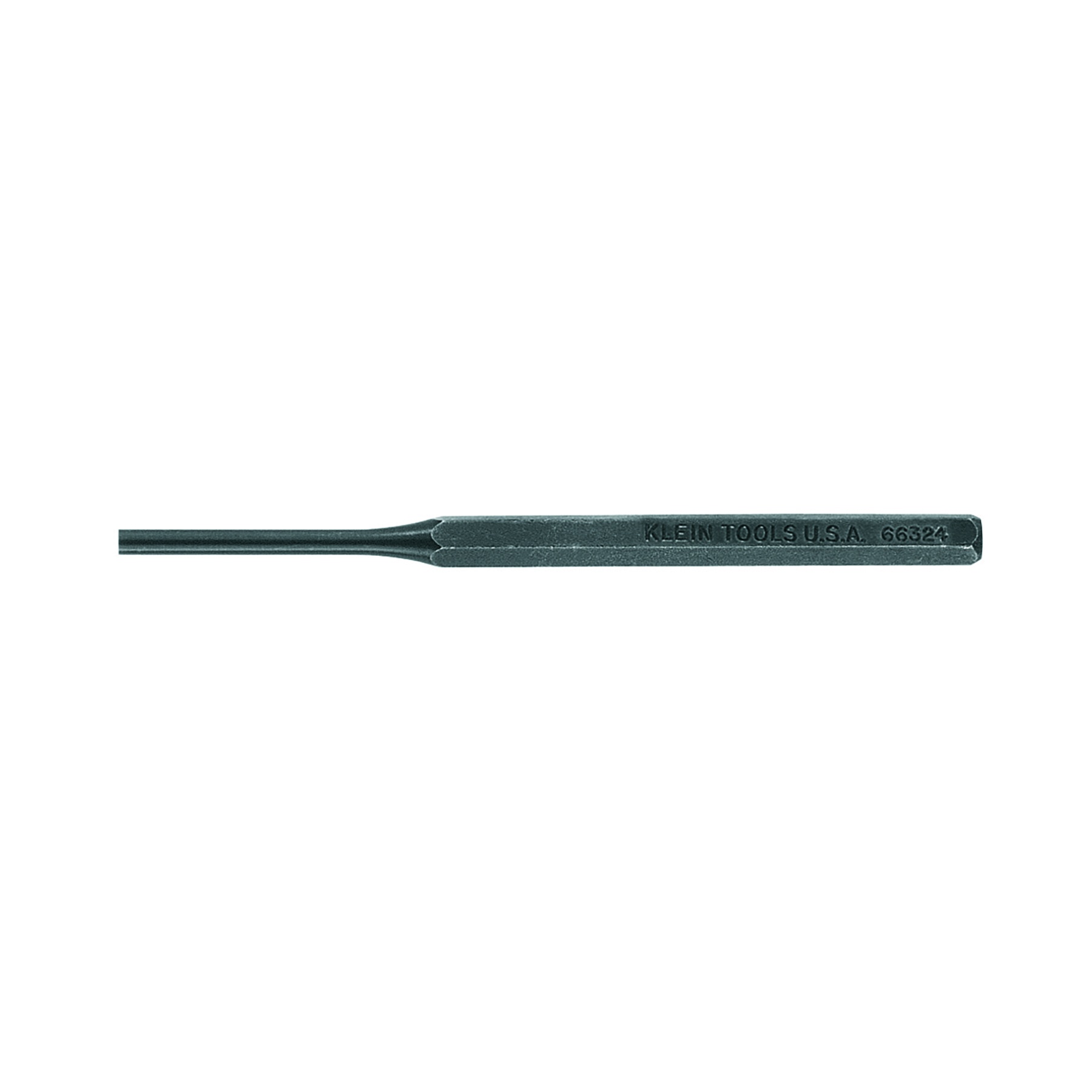 Klein® 66322 Pin Punch, 1/8 in, 5 in OAL, High Carbon Steel Tip