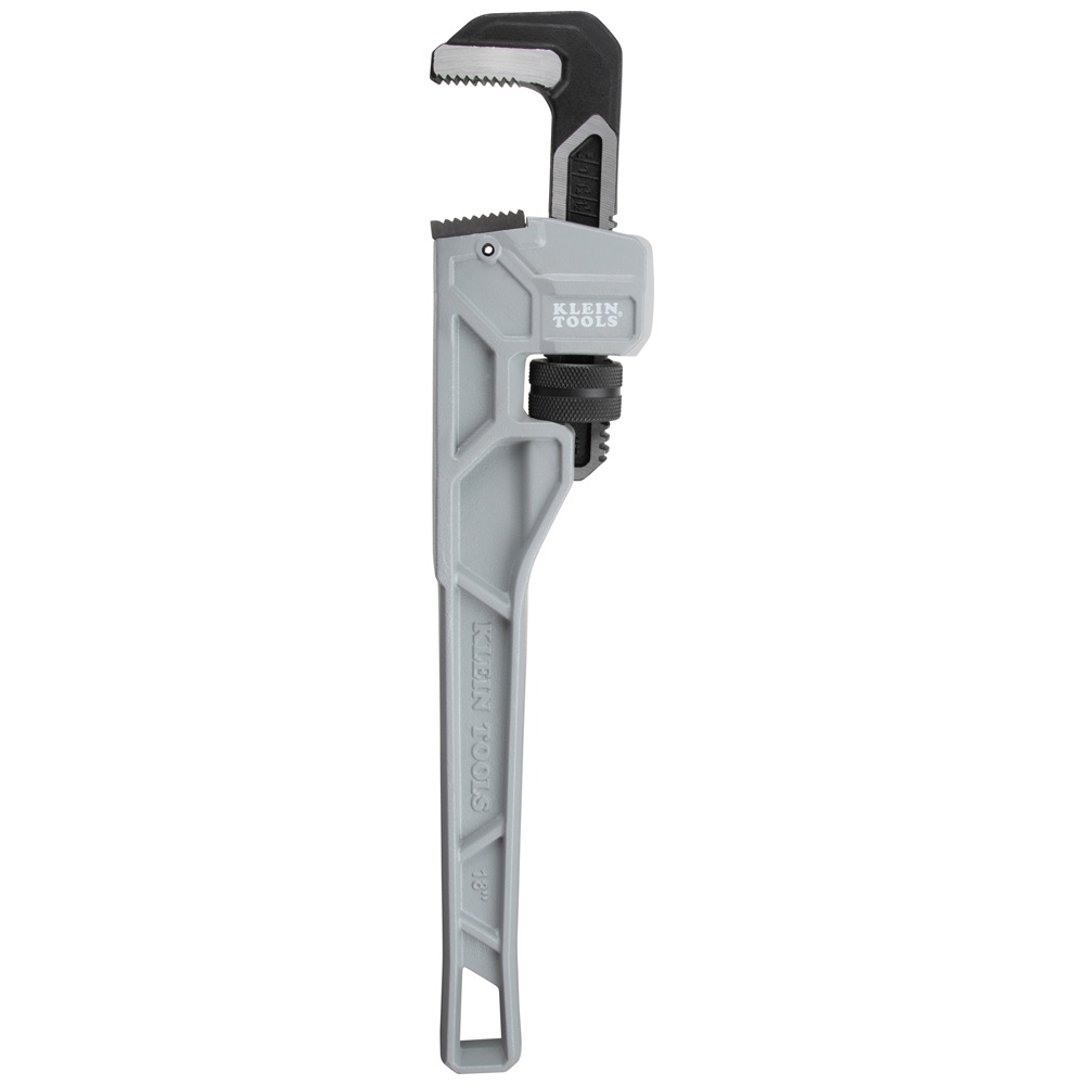 Klein® 68225 Adjustable Pipe Wrench, 18 in OAL, Grey