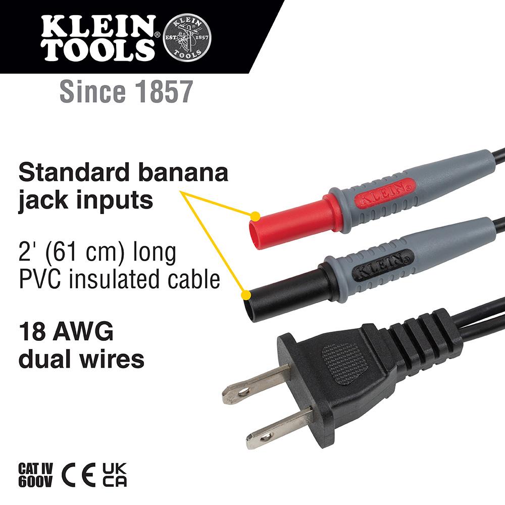 Klein® 69357 Banana Plugs-Jacks