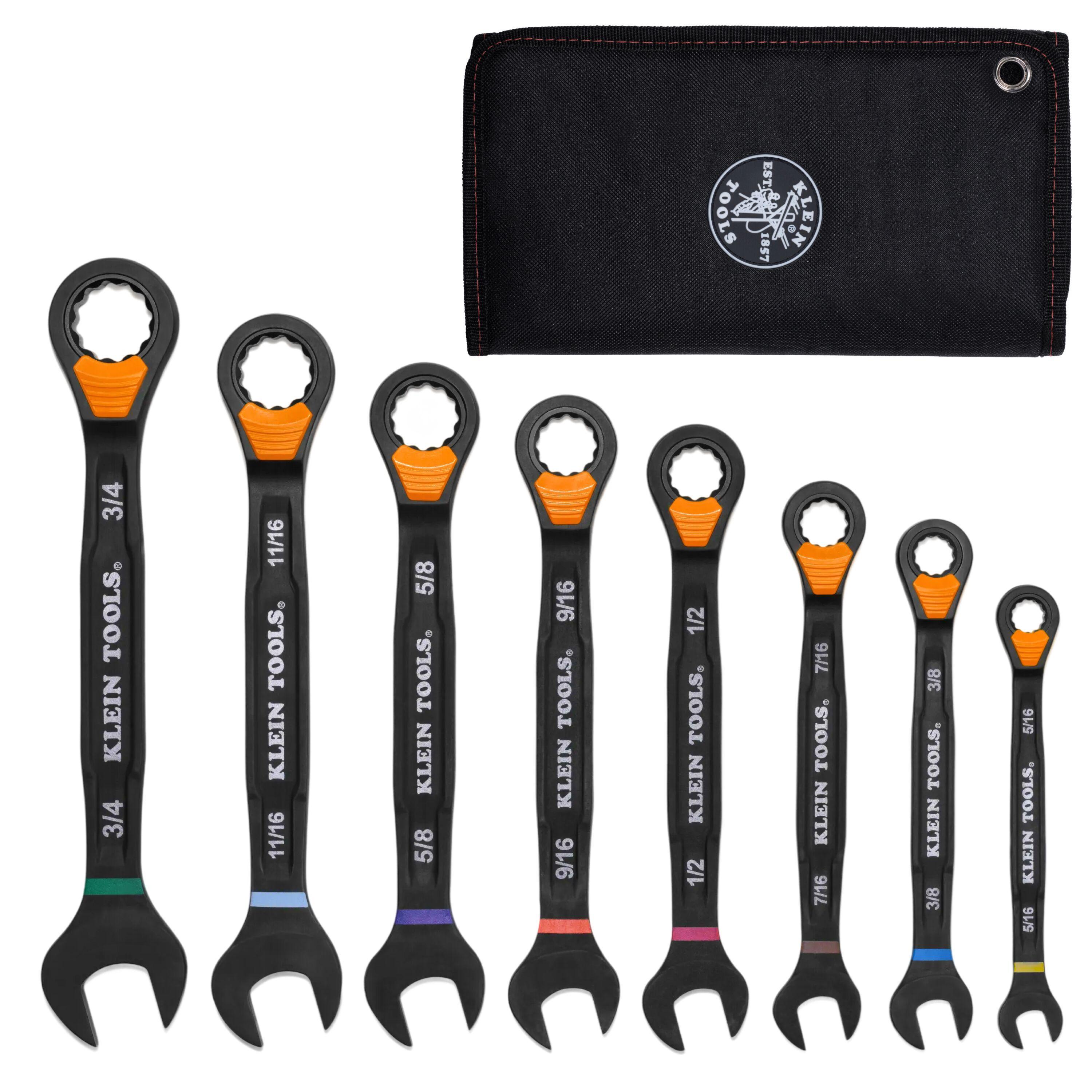 Klein® 69508 Ratcheting Socket Wrench Sets