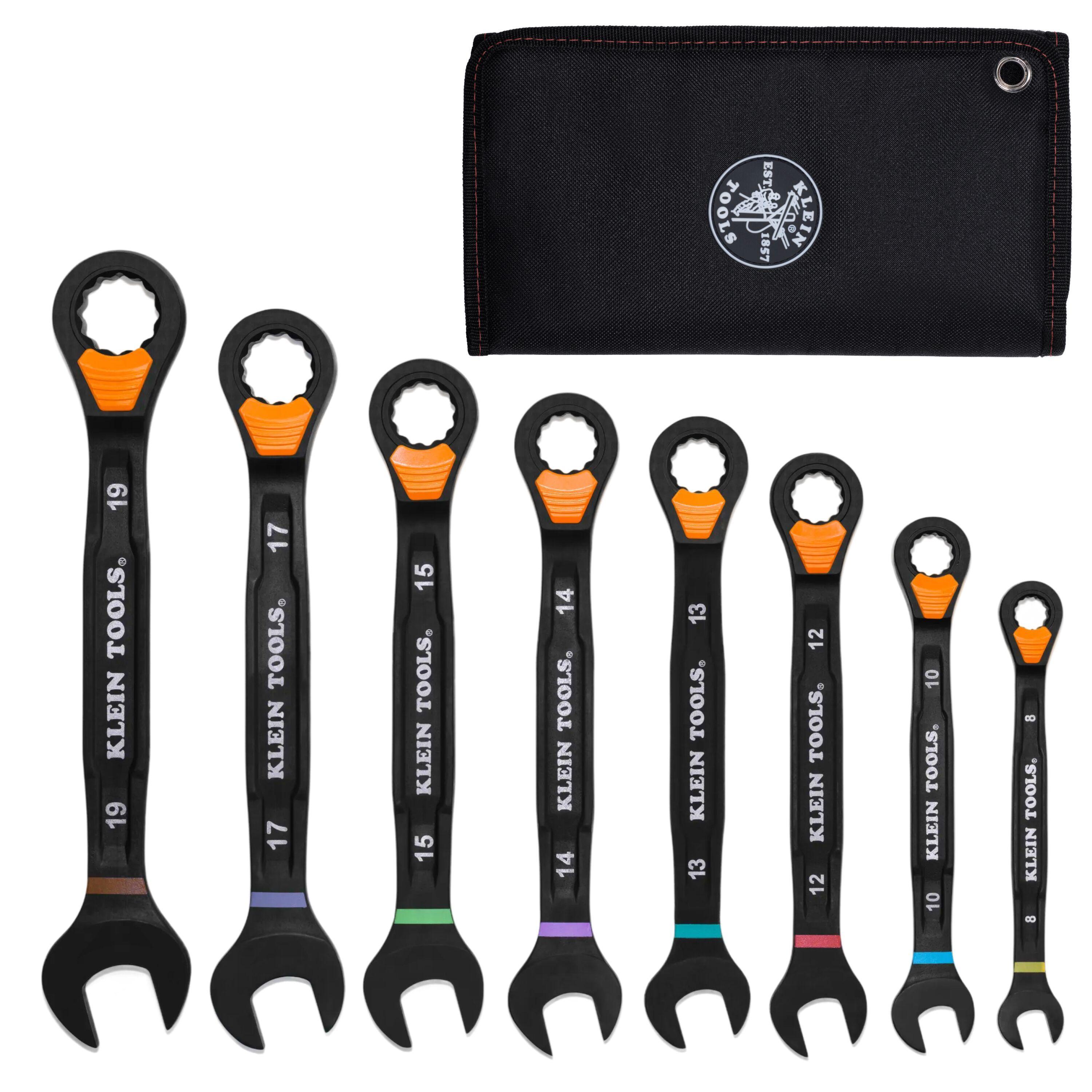 Klein® 69508M Ratcheting Socket Wrench Sets