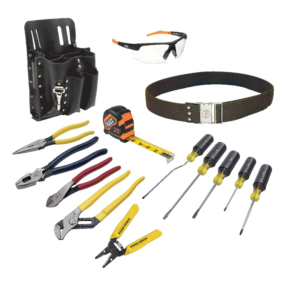 Klein® 80014 Electrician's Tool Kit, 14 Pieces