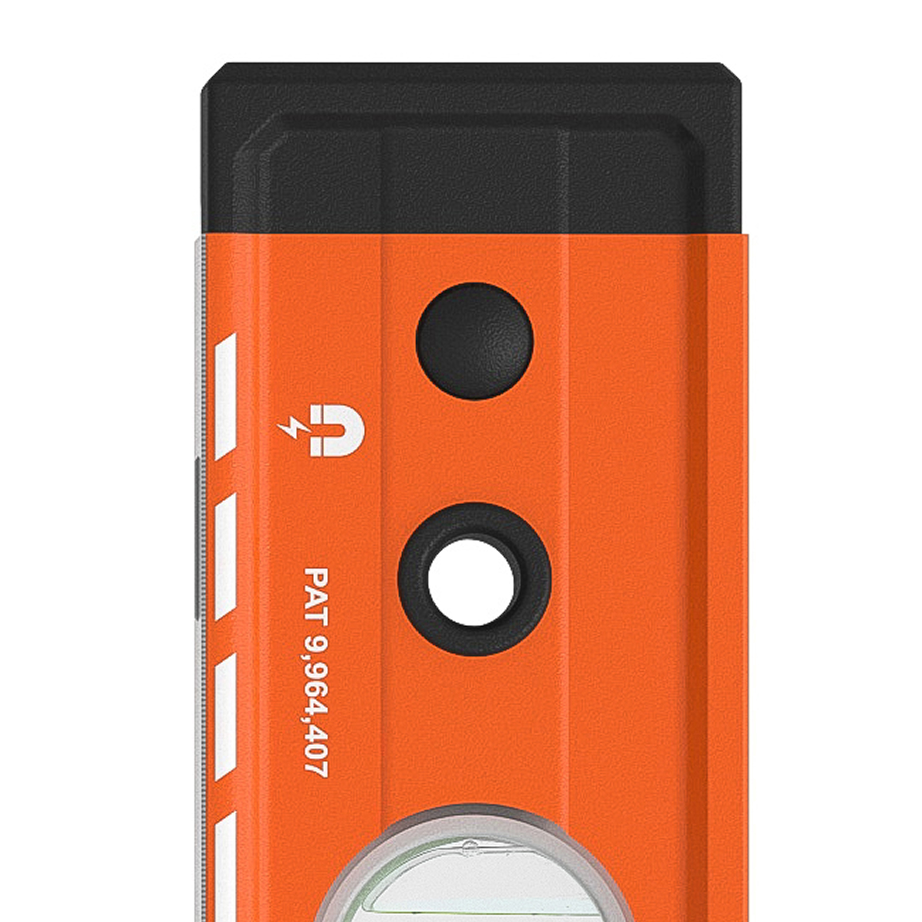 Klein® 93524MAG Magnetic Box Beam Level, 24 in L, 3 Vials, Aluminum, +/- 0.029 deg Accuracy