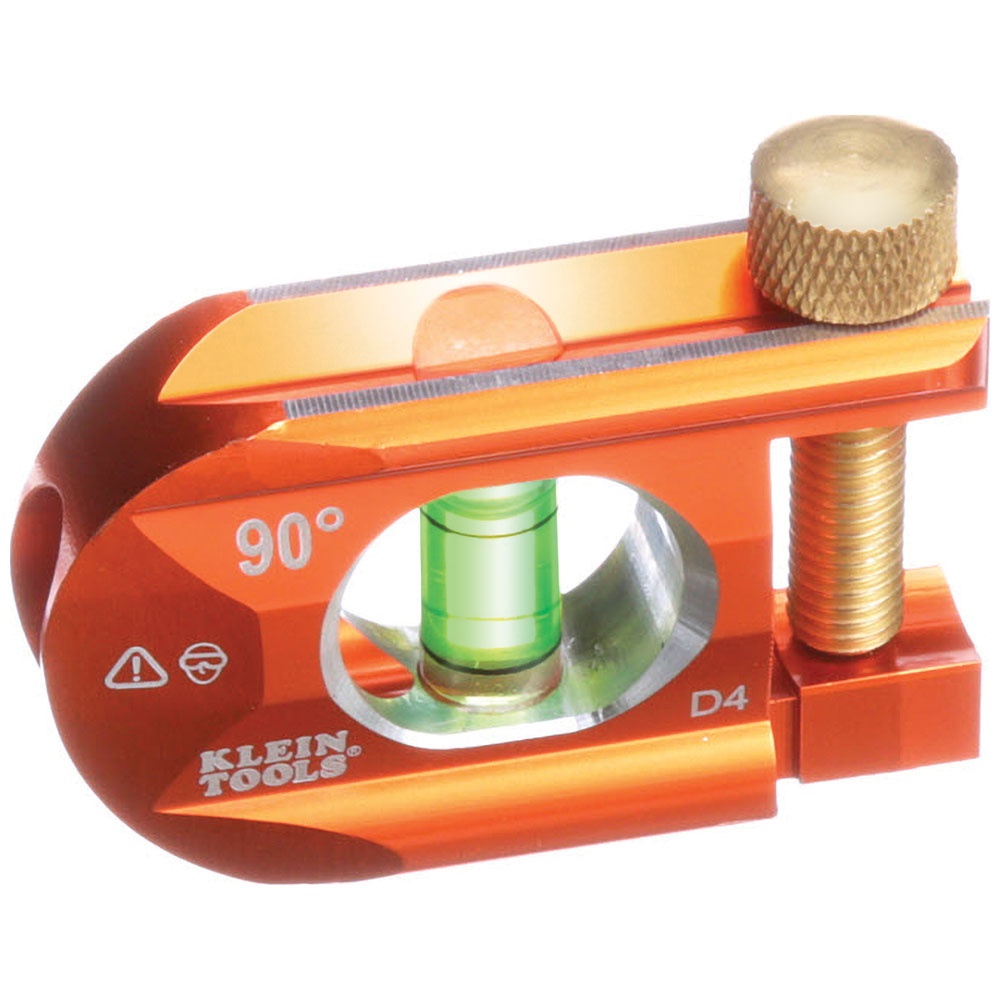 Klein® ACCU-BEND™ 935AB1V Conduit Level, 2-1/2 in L x 1.48 in W, 90 deg Vial Position, Aluminum