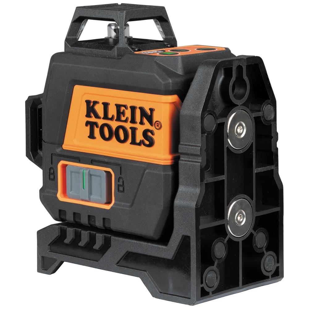 Klein® 93CPLG Self-Leveling Laser Level, 100 ft Measuring, +/- 3 mm per 10 m Accuracy, Li-Ion Battery, PC/ABS/TPE Housing