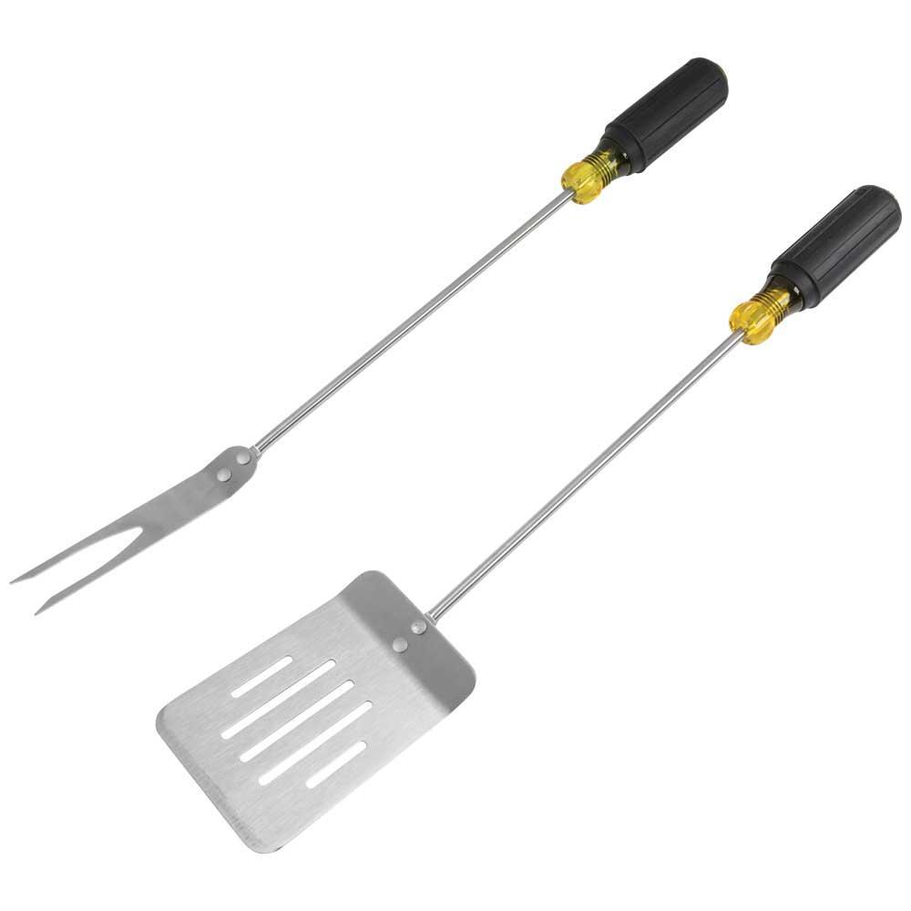 Klein® Tip-Ident® 98222 BBQ Tool Set, 17 in L