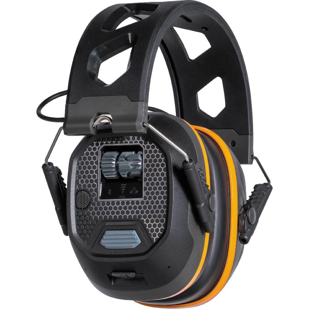 Klein® AESEM1S Situational Awareness Ear Muff, 88 dBA Noise Reduction, Orange/Black/Gray, IPX4 IP Rating