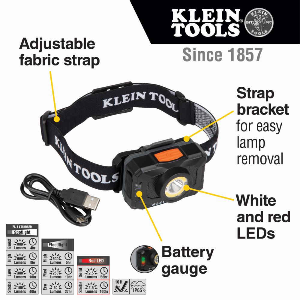 Klein® BC520KIT Hard Hat Lamps & Lamp Holders