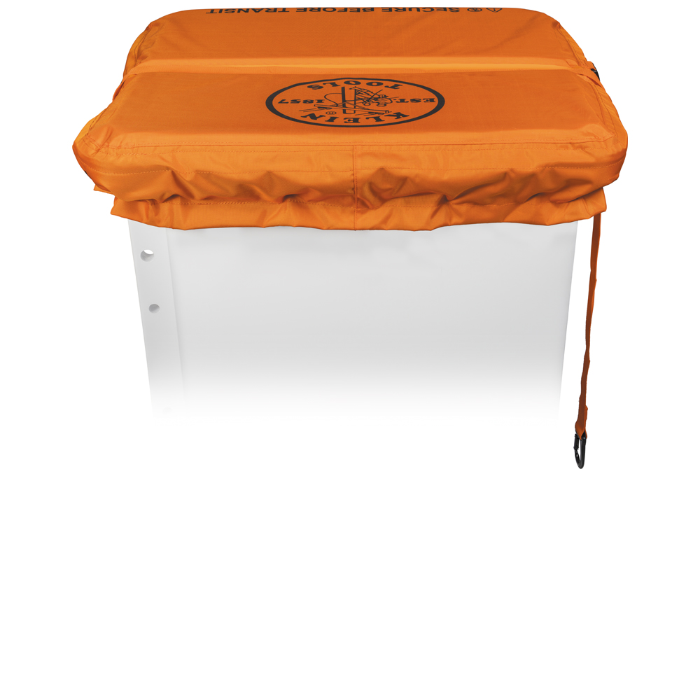 Klein® BC524C Foldable Cover, For Use With 1-Man Utility Buckets, Fabric-Canvas, Orange