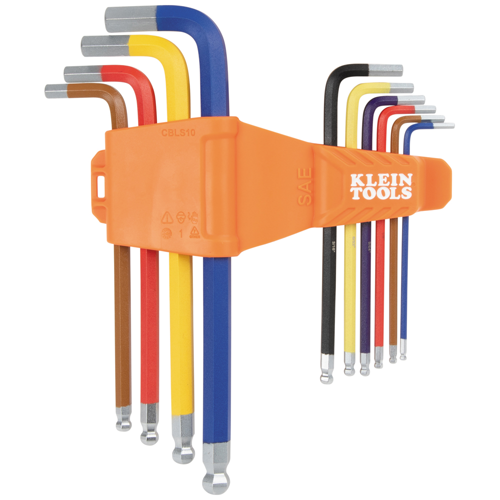 Klein® CBLS10 Hex & Torx Key Sets