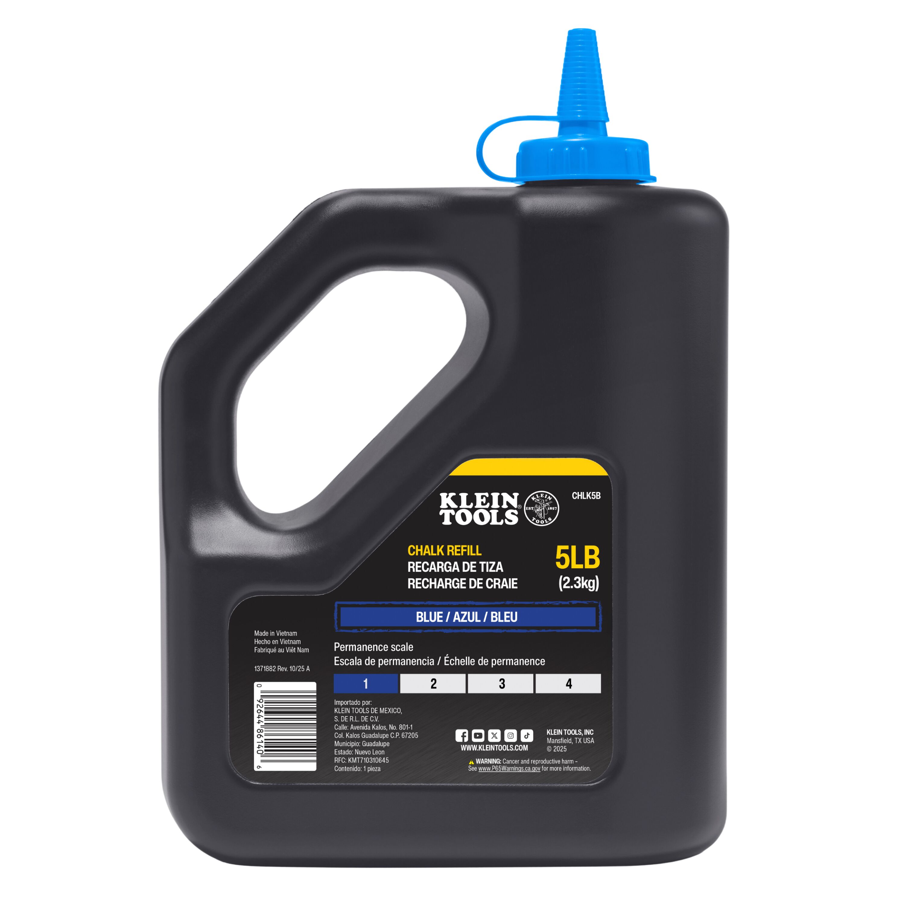 Klein® CHLK5B Marking Chalk & Refills