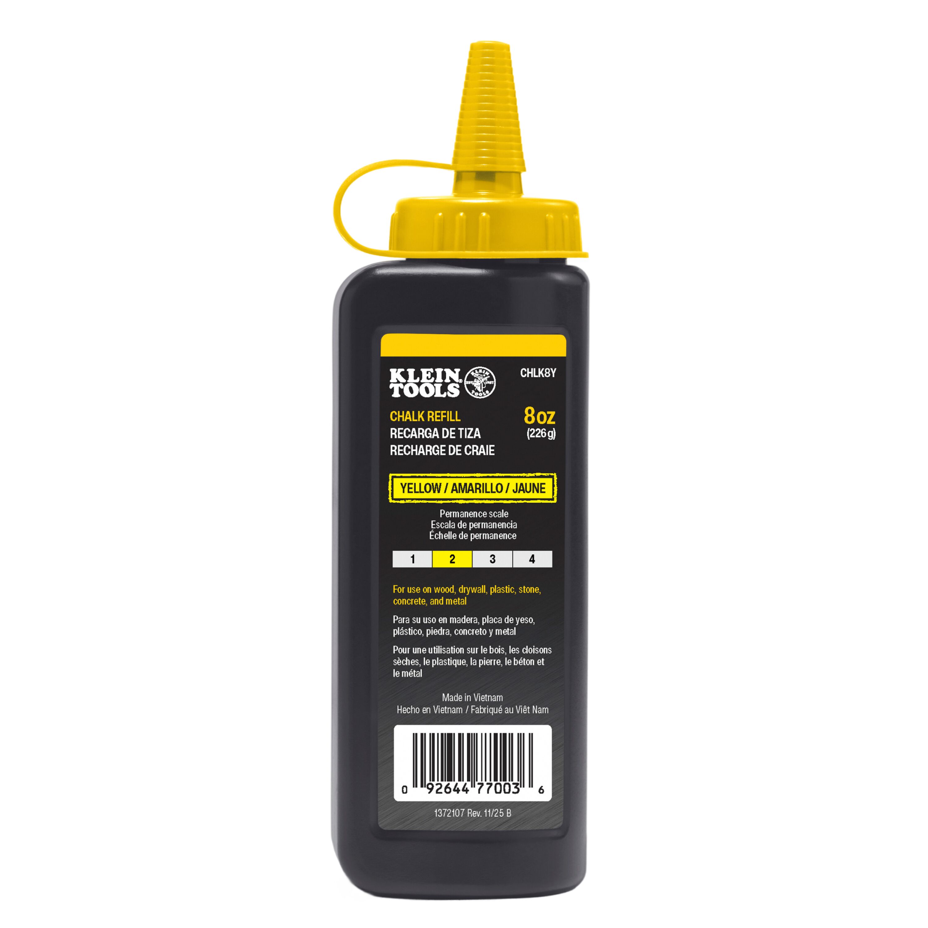 Klein® CHLK8Y Marking Chalk & Refills