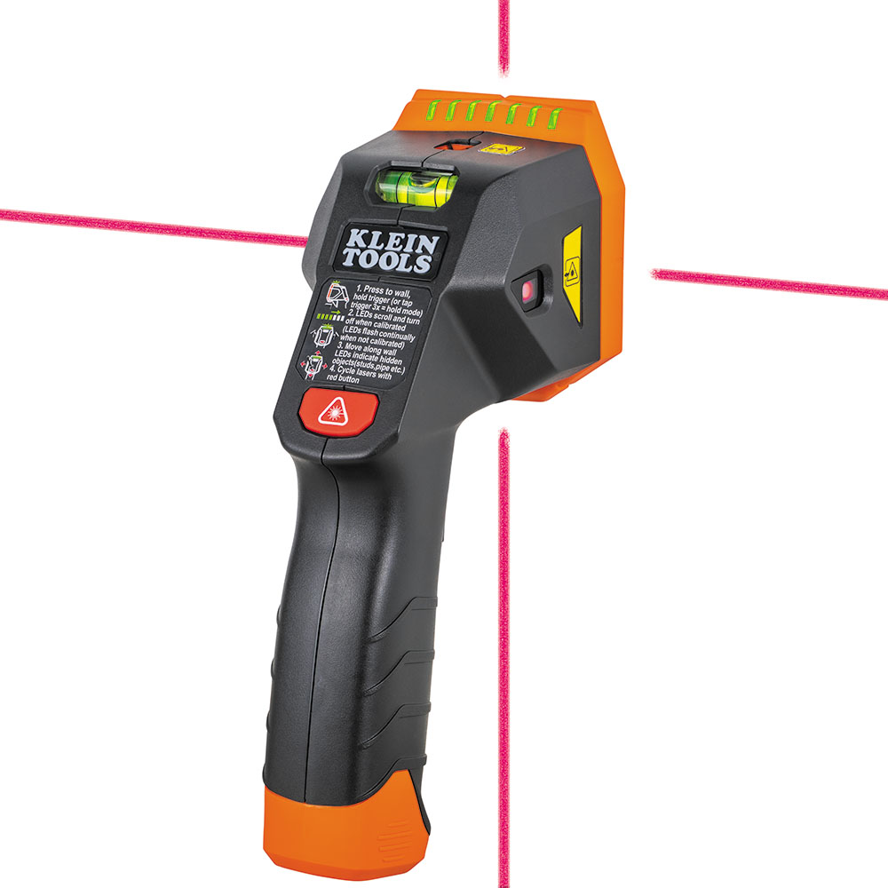 Klein® ESF150LL Electronic Stud Finder, 7.63 in L 2.75 in W 4.5 in H