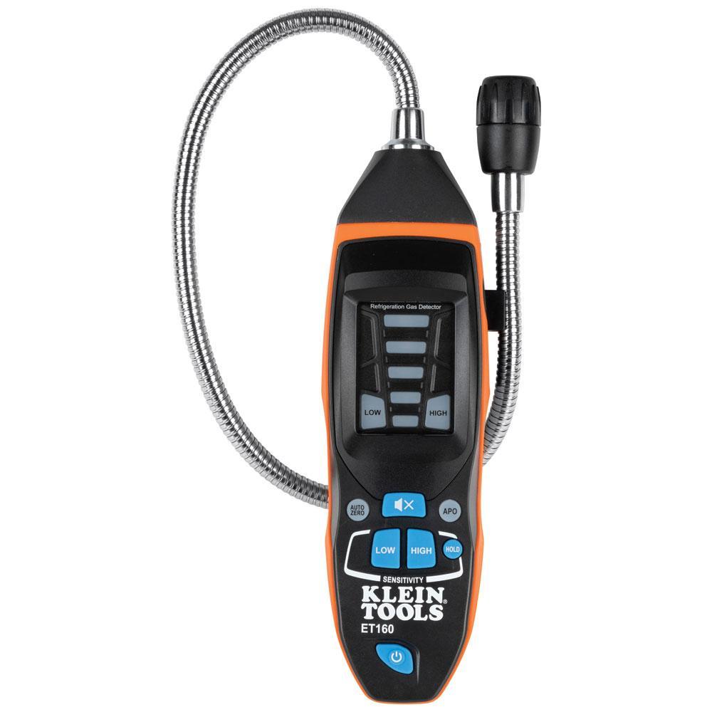 Klein® ET160 Refrigerant Gas Leak Detector, 100 to 1000 ppm/200 to 3000 ppm, Polycarbonate